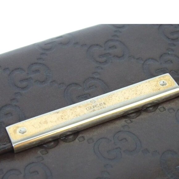 815149AM (C1) Gucci Wallet Long Brown PVC - Picture 4 of 12